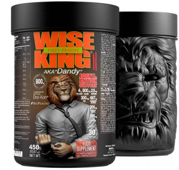 Wiseking, 450 g, sabor fizzy peachy - Zoomad