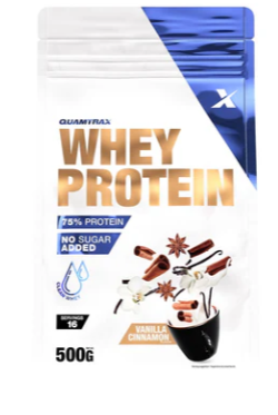 Whey Protein 500Gr, Vainilla Canela- Quamtrax