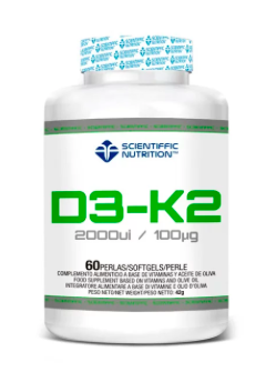 VIT D3 2000UI + K2 - SCIENTIFFIC NUTRITION