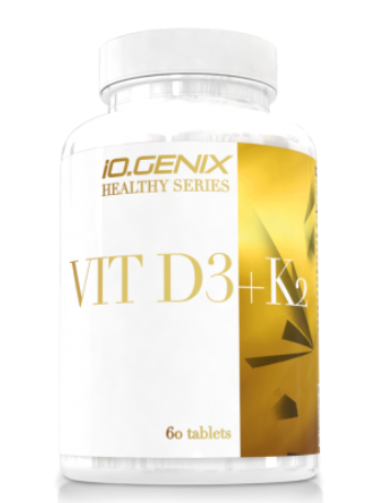 VIT D3 + K2, 60 TABS - IO. GENIX