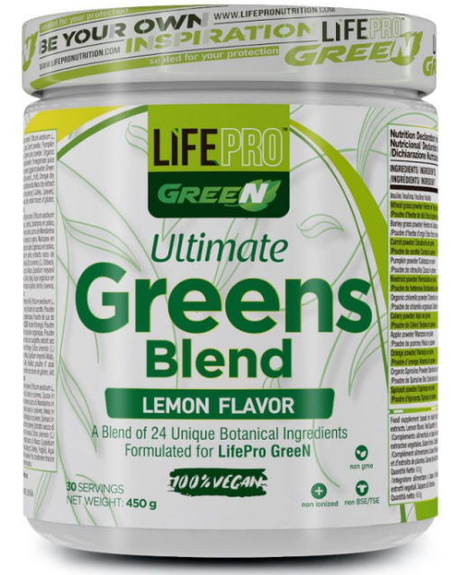 Ultimate Greens Blend, 450g- Life Pro