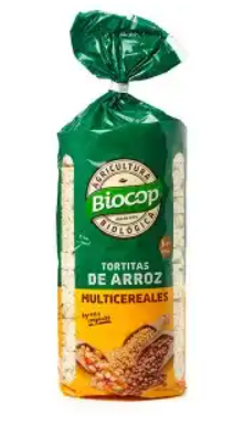 Tortitas de Arroz Multicereal ,200 gr - Biocop