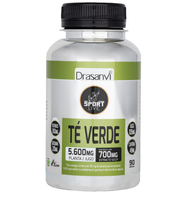 Té verde, 700Mg, 90caps - Drasanvi