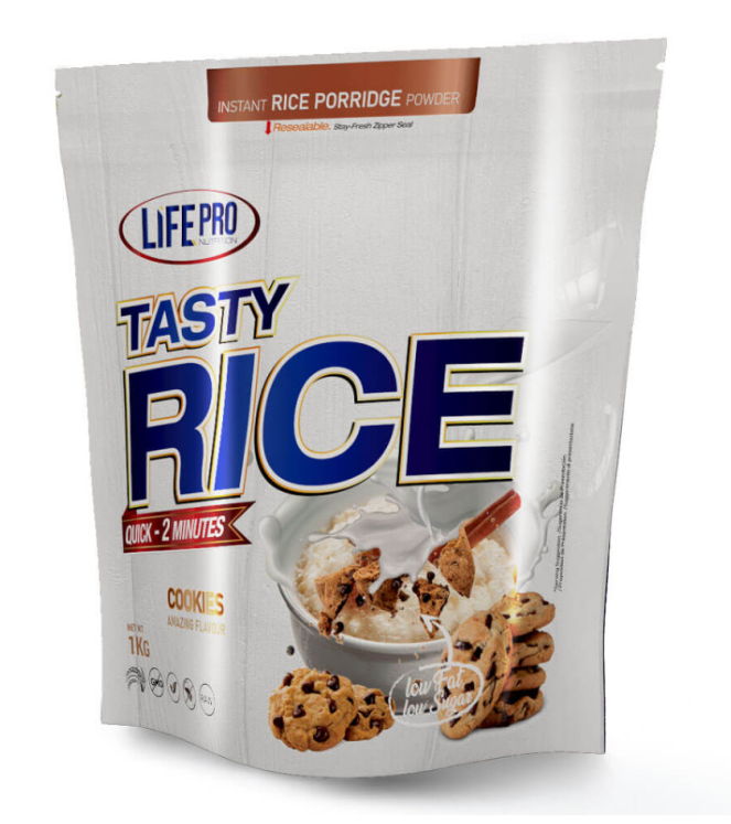 Tasty Rice 1kg sabor Cookies - Life Pro