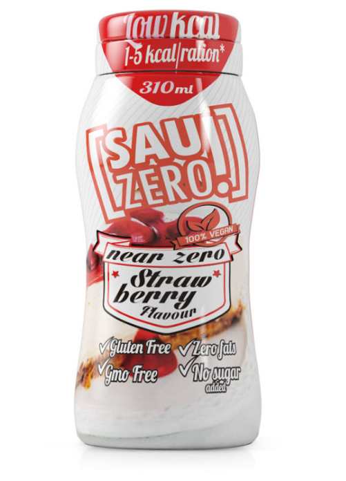 Sauzero Zero Calories Strawberry , 310ml - Life Pro