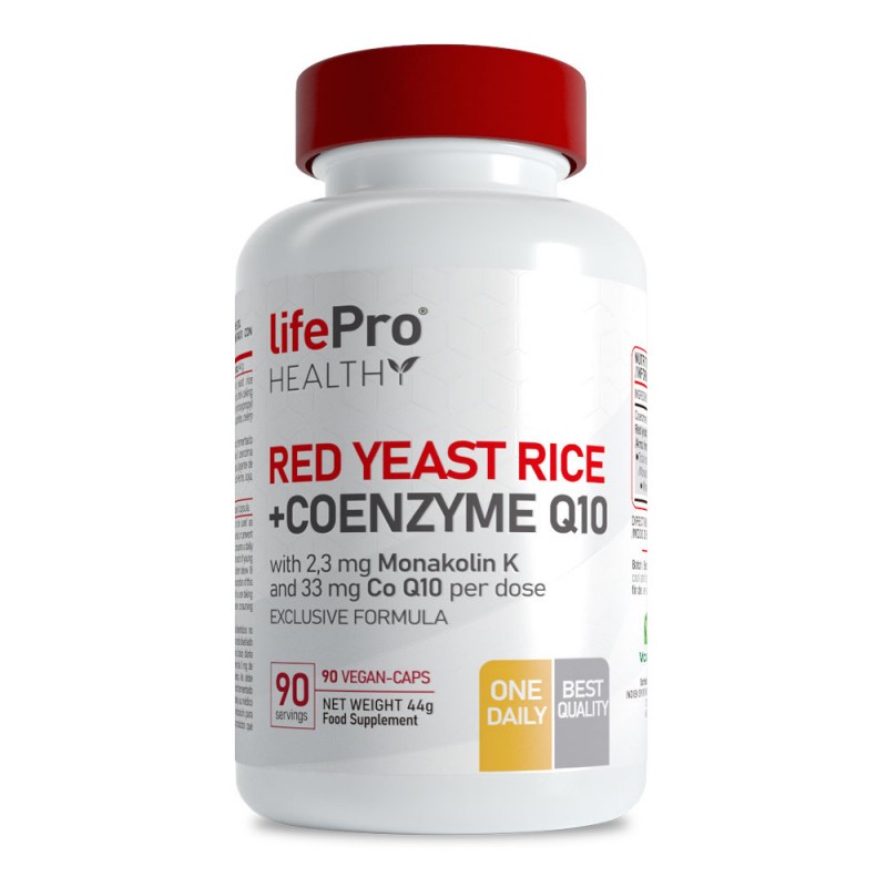 Red Yeast Rice + Coenzime q10, 90 Caps - Life Pro