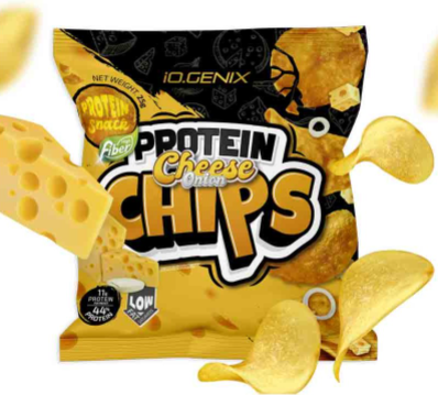 Protein Chips sabor Cheese Onion, 25Gr - Io Genix