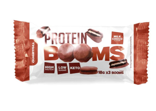 Protein Booms Chocolate con Leche, 54Gr - Quamtrax