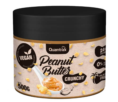 Peanut  Butter Crunchy, 500Gr - Quamtrax