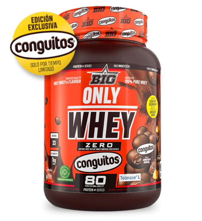 ONLY WHEY, 1Kg, Conguitos Negro  - BIG