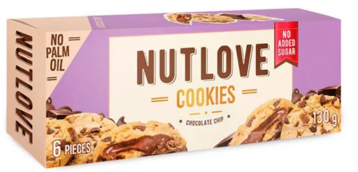 Nutlove Cookies 130 gr Chocolate Chip - Allnutrition