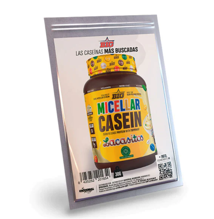 Monodosis Caseina, 30Gr, Sabor Lacasitos - BIG