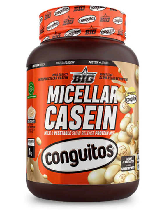 Micellar Casein, 1kg, Conguitos Blanco - BIG