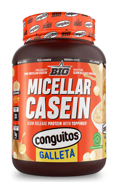 Micellar Casein, 1Kg, Conguito Galleta  Chocolate Blanco - BIG