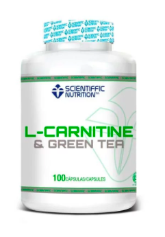 L-CARNITINE & GREEN TEA 475MG 100 CAPS - SCIENTIFFIC NUTRITION