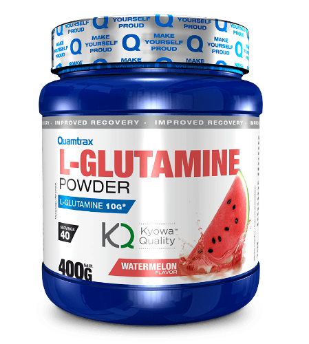 L Glutamina Powder, 400Gr, Sabor Watermelon - Quamtrax