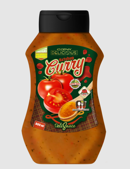 Ketchup Curry, 500ml - IO GENIX