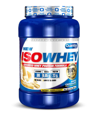 IsoWhey, 907 Gr, sabor Chocolate Blanco - Quamtrax