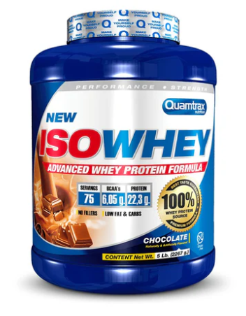 IsoWhey, 2267Gr, sabor Chocolate - Quamtrax