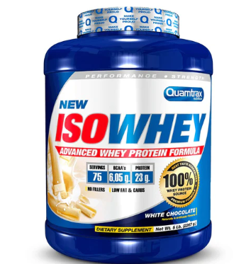 IsoWhey, 2267 Gr, sabor Chocolate Blanco - Quamtrax