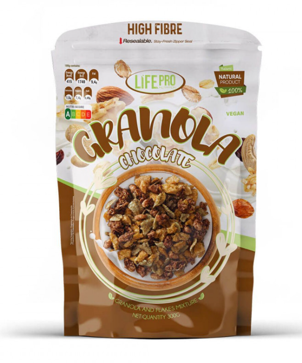 Granola Chocolate 300Gr - Life Pro