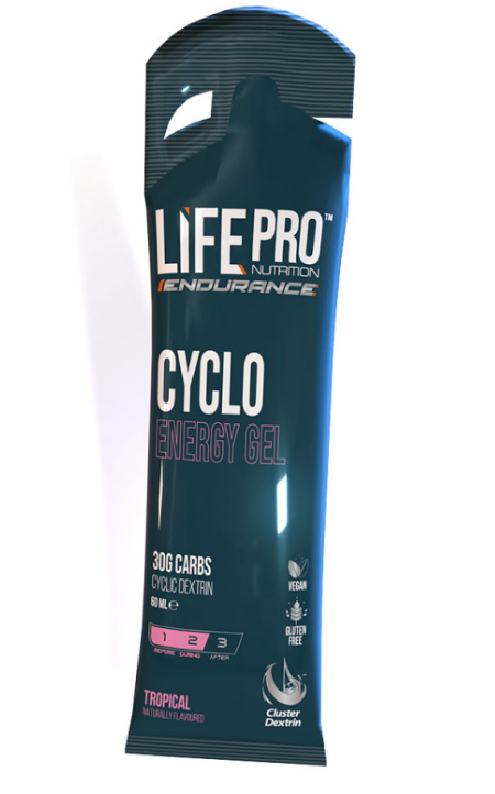 Energy Gel,Sabor Tropical, 60ml - Life Pro