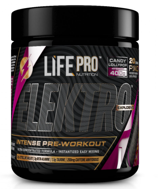 Elektro Nueva Formula 400g, Sabor Candy Lolipop - Life Pro