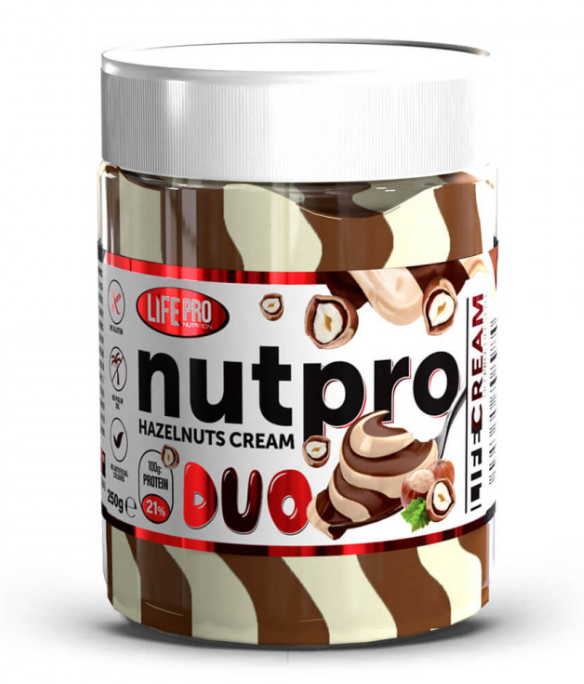 Crema Proteica NutPro Duo, 250Gr - Life Pro