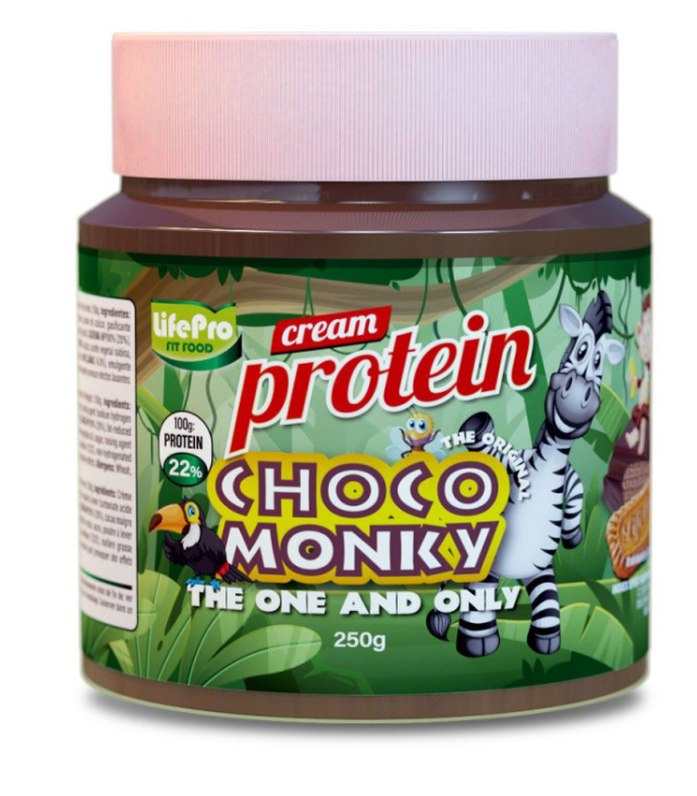 Crema Proteica Choco Monky 250g - Life Pro