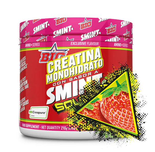 Creatina Creapure Smint Fresa, 210Gr - Big