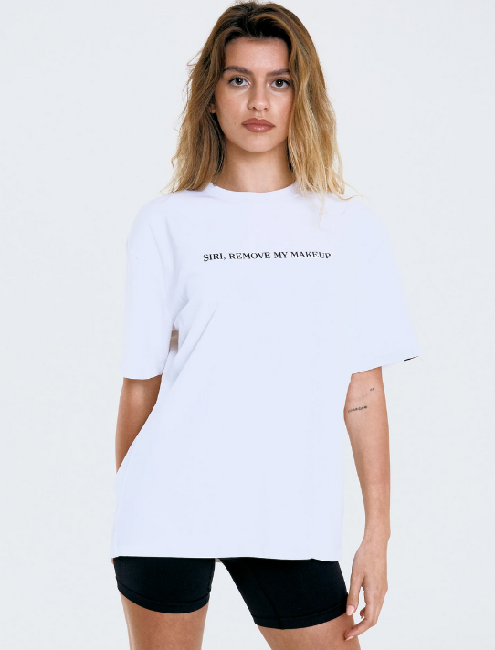 Camiseta Oversized, Siri Blanca - Role Clothing Admyre