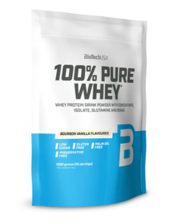 100% Pure Whey, sabor Vainilla, 1 Kg - BiotechUSA