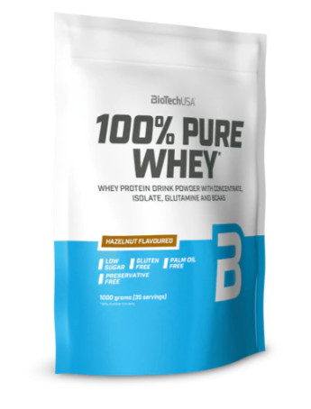 100% Pure Whey, sabor Avellana , 1 Kg - BiotechUSA