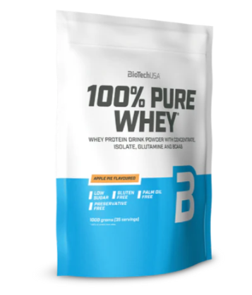 100% Pure Whey, 1 Kg, Sabor  Chocolate Cacahuete - BiotechUsa