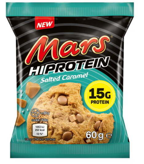 Mars HiProtein Cookie Salted Caramel, 60 gr - Mars Protein