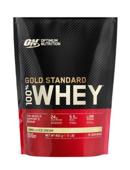 Whey Gold Standard, 450 gr Vainilla - Optimun Nutrition