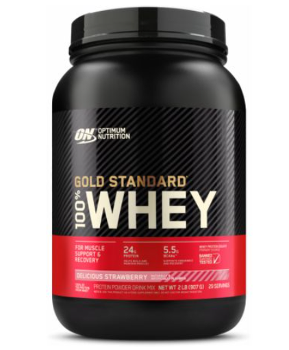 Whey, Gold Standard , 900Gr , Sabor Fresa -  Optimum Nutrition