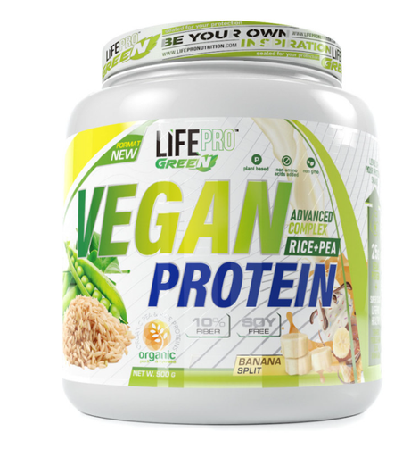 Vegan Organic Protein, 900gr - Life Pro