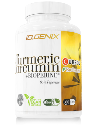 Tumeric Curcumin + Bioperine, 60caps- Io Genix