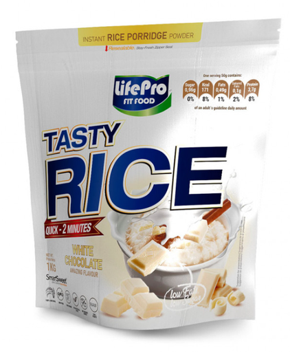 Tasty Rice 1kg sabor White Chocolate - Life Pro