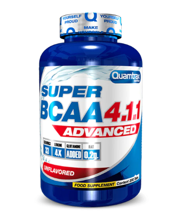 Super BCAA 4.1.1, 200caps - Quamtrax