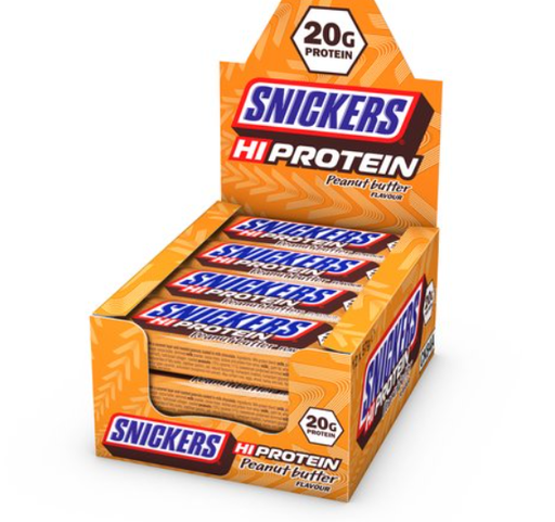 Snickers Hi Protein, sabor Peanut Butter , 55Gr - Mars Protein