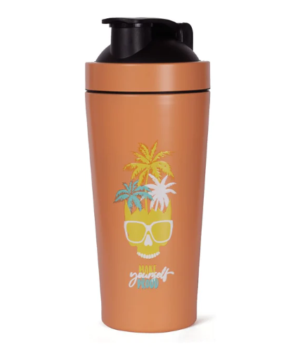 Shaker Metálico Tropical, 740Ml - Quamtrax