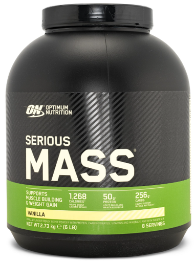 Serious Mass, 2.72 Kg, Sabor Vainilla -  Optimun Nutrition