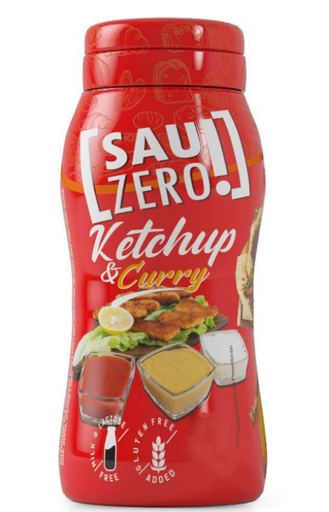 Sauzero Zero Calories Ketchup Curry , 310ml - Life Pro