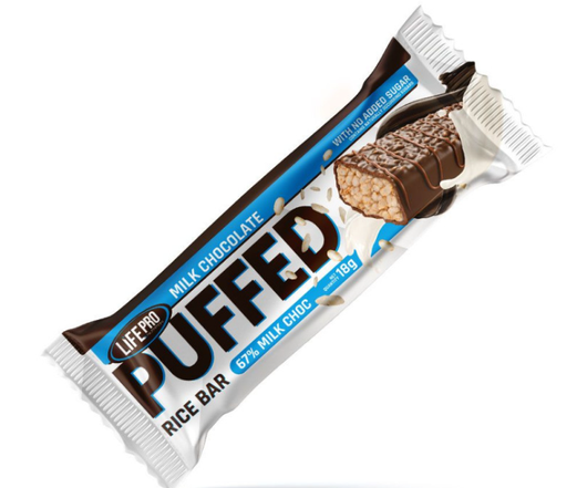 Puffed Rice Bar, Sabor Chocolate con Leche - Life Pro