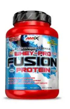 Proteina Whey Pro Fusion, 1Kg, Frutas del Bosque - Amix