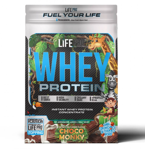 Proteina Whey Monky Bag Edition,  2kg - Life Pro