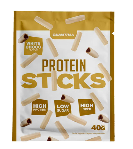 Protein Sticks, sabor Chocolate Blanco, 40 Gr- Quamtrax