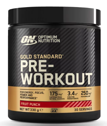 Prework Gold Standard, sabor Watermelon, 330Gr - Optimum Nutrition